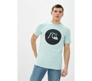 Футболка Quiksilver. Цвет: зеленый. Сезон: Осень-з
